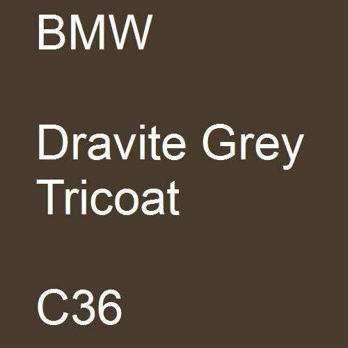 BMW, Dravite Grey Tricoat, C36.